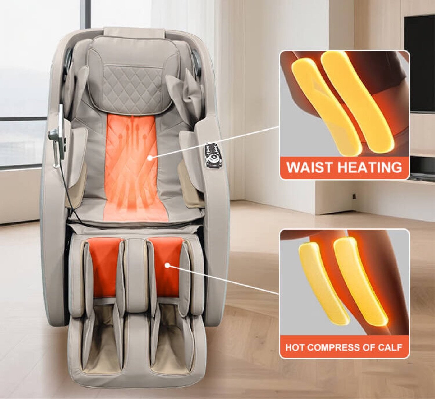 4D Zero Gravity Heat Full Body Massage Chair — VD-A035
