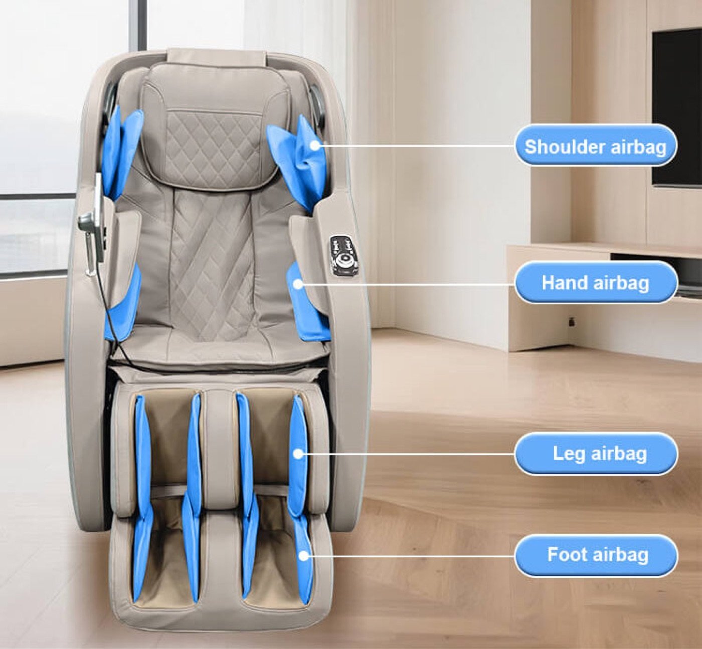 4D Zero Gravity Heat Full Body Massage Chair — VD-A035