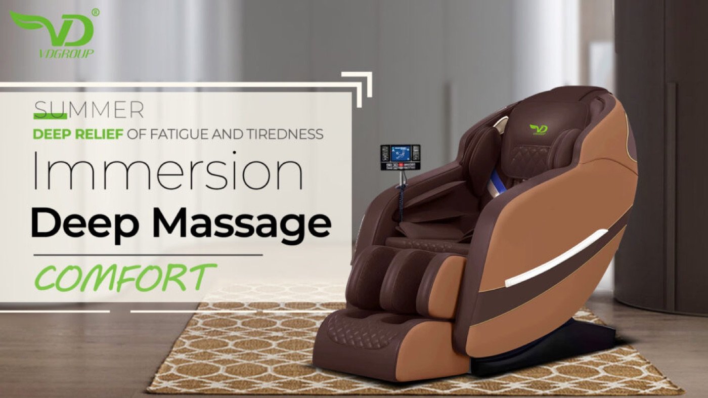 Zero Gravity Heat Foot Rollers Full Body Massage Chair — VD-A074