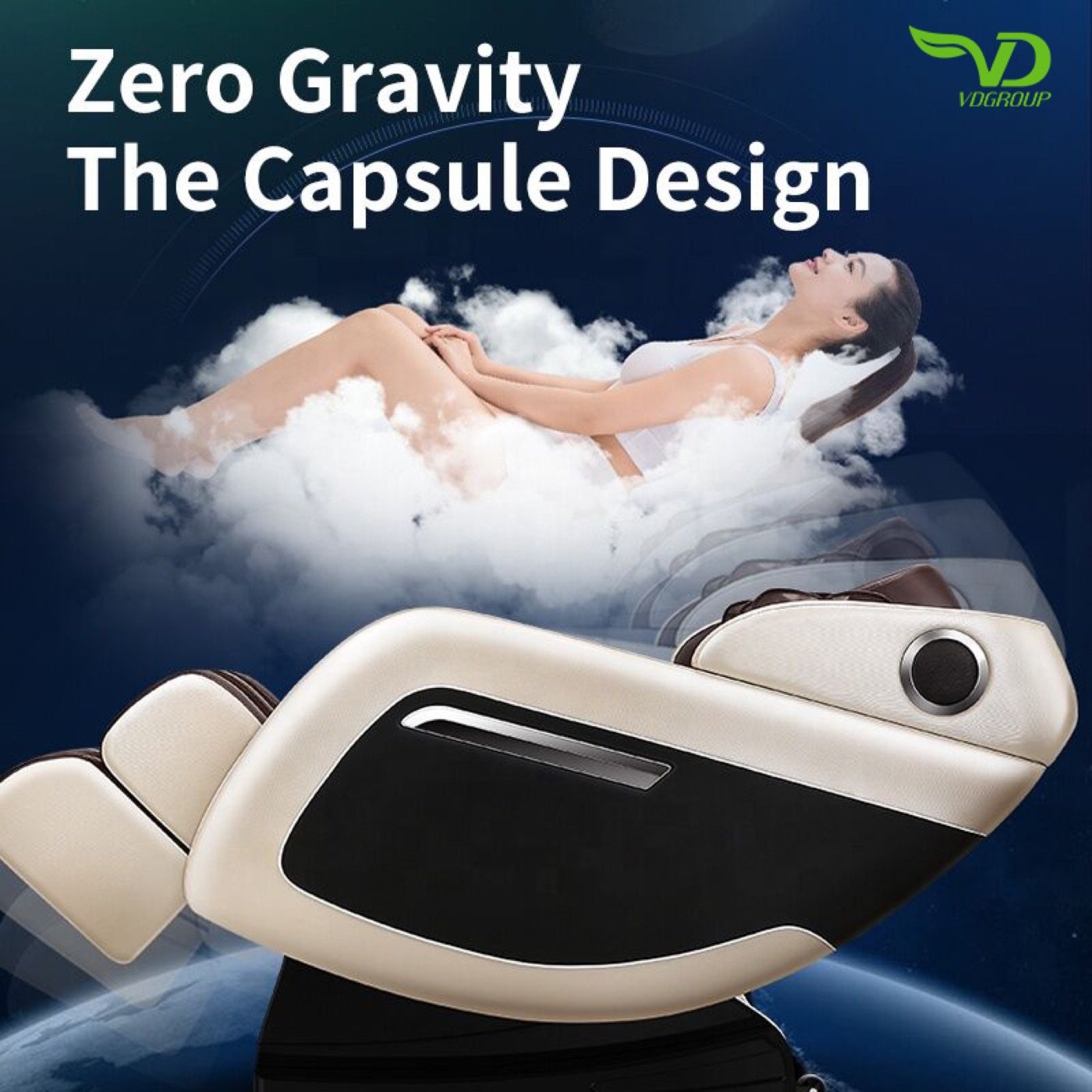 4D Zero Gravity Heat Full Body Massage Chair — VD-M9